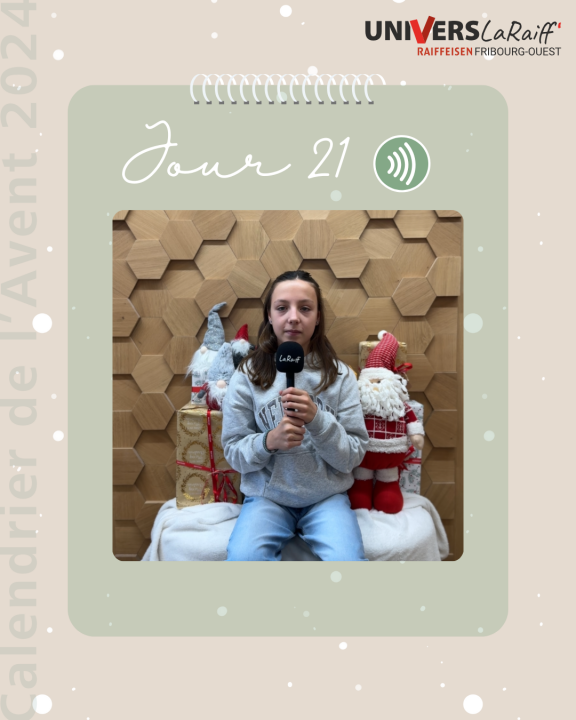 Calendrier de l'Avent 2024 - Gagnant(e) du Jour 21