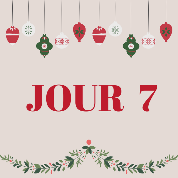 Calendrier de l'Avent - Gagnant(e) du Jour 7